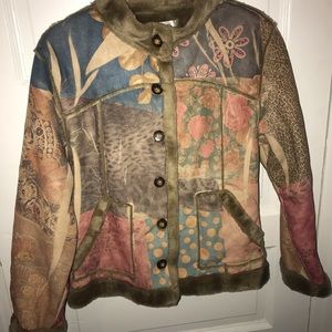 Faux Fur patterned jacket